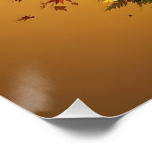 Fantasy Süßer Mann Meer Berge Poster (Ecke)