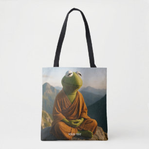 Fantasy Süßer Mönch Frosch Berge Tasche