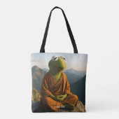 Fantasy Süßer Mönch Frosch Berge Tasche (Rückseite)