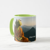 Fantasy Süßer Mönch-Frosch-Berge Tasse (Vorderseite Links)