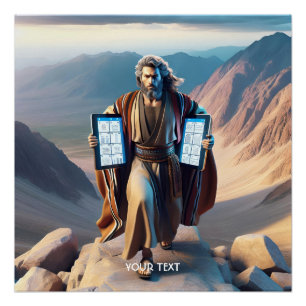 Fantasy Süßer Moses Zehn Gebote Poster