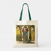 Fantasy Süßer Otter Art Deco Tragetasche (Rückseite)