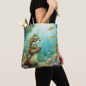 Fantasy Süßer Otter Steampunk-Anzug Tasche (Von Nahem)
