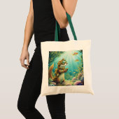 Fantasy Süßer Otter Steampunk-Anzug Tragetasche (Vorderseite (Produkt))