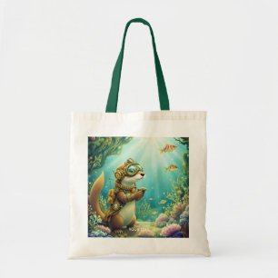 Fantasy Süßer Otter Steampunk-Anzug Tragetasche