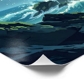 Fantasy Süßer Riesen-Sushi-Leuchtturm Poster (Ecke)