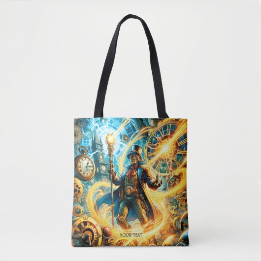 Fantasy Süßer Steampunk-Zeit-Zauberer Tasche (Vorderseite)