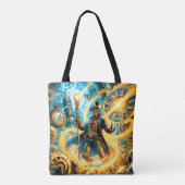 Fantasy Süßer Steampunk-Zeit-Zauberer Tasche (Rückseite)