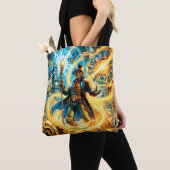 Fantasy Süßer Steampunk-Zeit-Zauberer Tasche (Von Nahem)