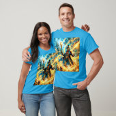 Fantasy Süßer Steampunk-Zeitzauberer T-Shirt (Unisex)