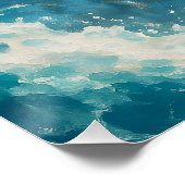 Fantasy Süßer Stein Haut Meer Poster (Ecke)