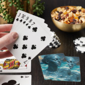 Fantasy Süßer Stein Haut Meer Spielkarten (In Situ)