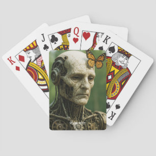 Fantasy Süßer Surrealismus Schmetterlingsgesicht Spielkarten
