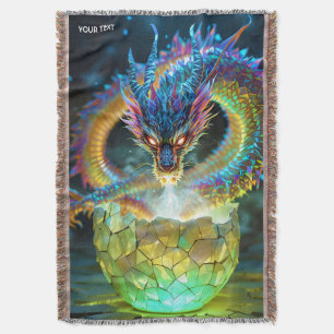 Fantasy Süßes Grüner Drachen Ei Decke