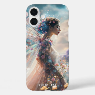 Fantasy Süßes Mädchen Gartenblumen iPhone 16 Plus Hülle