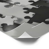 Fantasy süßes Puzzle Mädchen Gesicht Poster (Ecke)