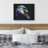 Fantasy Swan Abstrakte Tierkunst Leinwanddruck (Insitu (Schlafzimmer))