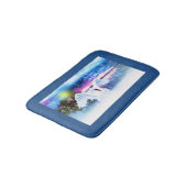 Fantasy Swan Badematte (Schrägansicht)