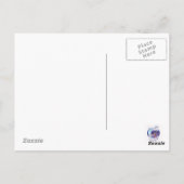 Fantasy Swan Postcard Kunst Postkarte (Rückseite)