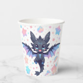 Fantasy Sweet Dragon Baby Dusche Pappbecher (Vorderseite)
