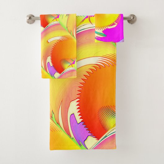 Fantasy Swirl 3 Stück Badhandtuch Set (Insitu)