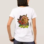 Fantasy T - Shirt mit Türen Offen Nah (Rückseite)