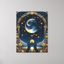 Fantasy Tarot Hände Malerei Leinwanddruck