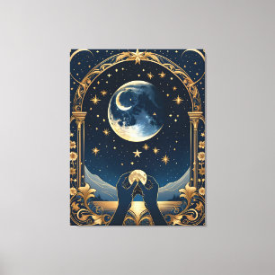 Fantasy Tarot Hände Malerei Leinwanddruck