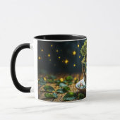 Fantasy Teacup Miniworld Wasserfälle Tasse (Links)