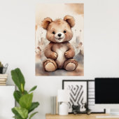 Fantasy Teddy Bar Poster (Heimbüro)