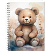 Fantasy Teddy Bären Notebook 6,5 x 8,75 Zoll Notizblock (Vorderseite)