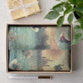 Fantasy Tee Party Alice und Mad Hatter Dekoupage Seidenpapier (Geschenk)