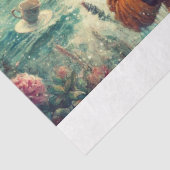 Fantasy Tee Party Alice und Mad Hatter Dekoupage Seidenpapier (Ausschnitt)