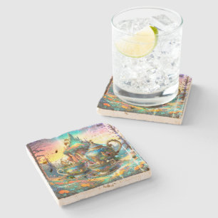 Fantasy Tee Set Stone Untersetzer