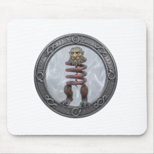 Fantasy: Teil Troll Teil Korallenschlange Mousepad