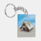 Fantasy Tempel Schlüsselanhänger (Vorderseite links)
