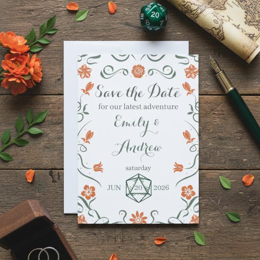 Fantasy-Thema Save-the-Date Save The Date