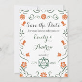 Fantasy-Thema Save-the-Date Save The Date (Vorderseite)