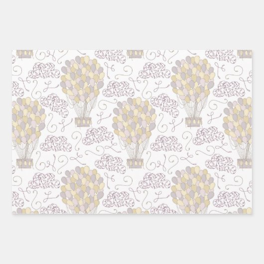 Fantasy Theme Patterns Geschenkpapier Set (Vorderseite)