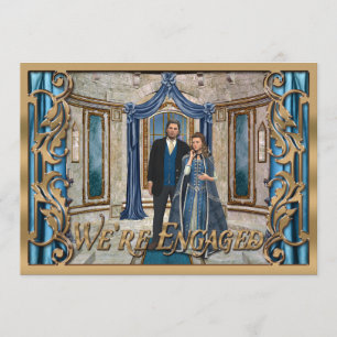 Fantasy Themed Wedding Bronze Mittelalterliche Ver Einladung