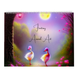 Fantasy-Tierkunst für Kinder Kalender