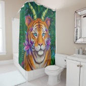 Fantasy Tiger Duschvorhang (Beispiel)