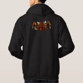 Fantasy Tiger Eyes Wildlife Hoodie (Rückseite)