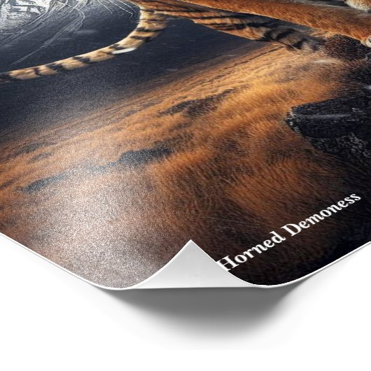 Fantasy tiger-lion poster (Ecke)