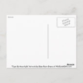 Fantasy Tiger & Moon Postkarten (Rückseite)