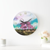 Fantasy Toadstocker Wall Clock Große Wanduhr (Zuhause)