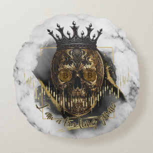 Fantasy Trade Design   Crypto Btc   Bejahungen Rundes Kissen