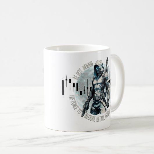 Fantasy trade design | Cyberpunk | Self growth Kaffeetasse (VorderseiteRechts)