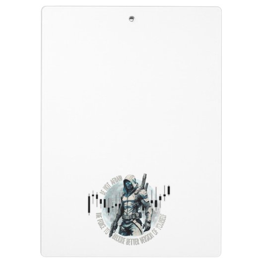 Fantasy trade design | Cyberpunk | Self growth Klemmbrett (Rückseite)