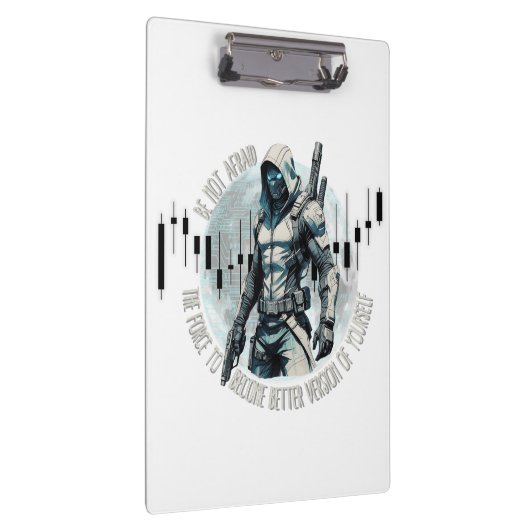 Fantasy trade design | Cyberpunk | Self growth Klemmbrett (Rechts)